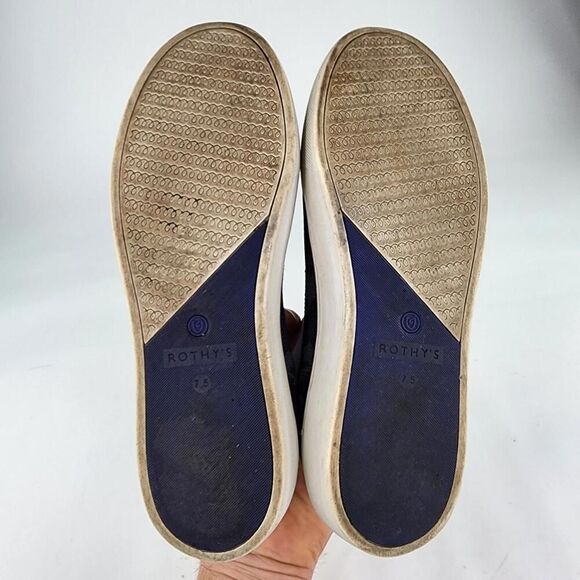 Rothy's The Original Slip On Sneaker US 7.5 Grey Camo Casual Flat Shoes - Picture 6 of 11